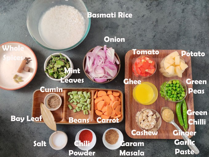 वेज पुलाव “मिक्स वेजिटेबल पुलाव